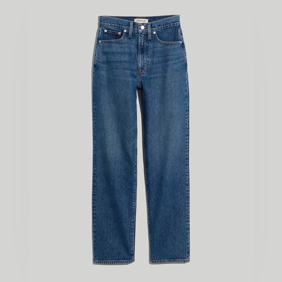 Madewell Perfect Vintage Straight Jean in Mayfield Wash - Picture 2 of 4